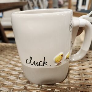 Rae Dunn "Cluck" Wrap Around Mug